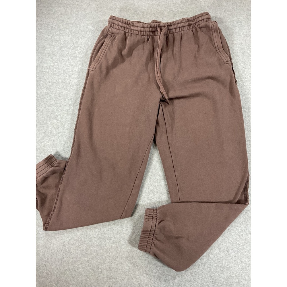 Aerie Brown Joggers Womens Medium Regular Drawstring Sweatpants Lounge 2483